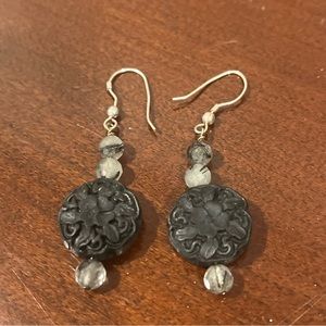 Black Cinnabar Earrings Casual Dress Women’s